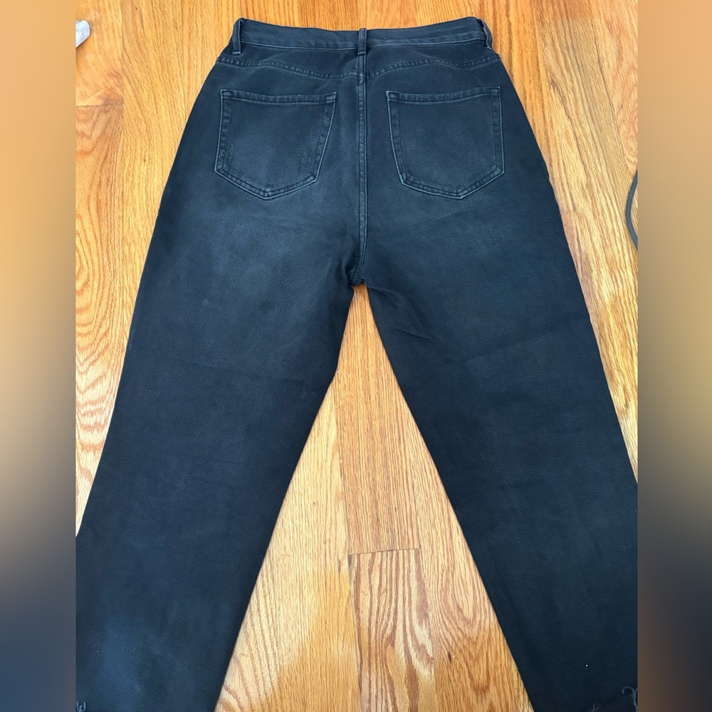 Women’s Black Straight Jeans - Picture 2 of 4